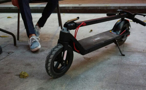 E-Scooter Buergersteig fahren